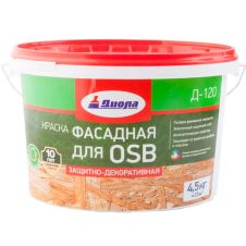 Краска фасадная акриловая для ОСБ 4,5 кг Диола