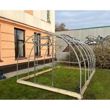 Теплица ЦЕЛЬНОДУГОВАЯ цинк 3х4 м (каркас)