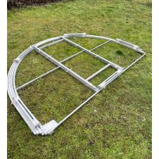 Теплица ЦЕЛЬНОДУГОВАЯ цинк 3х4 м (каркас)