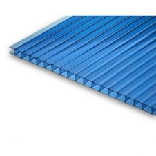 Сотовый поликарбонат синий 4 мм (2,1х6 м)