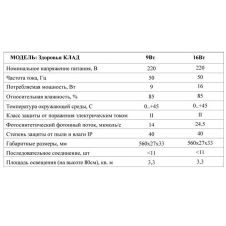 Фитолампа «Здоровья КЛАД 16 Вт»