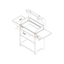 Мангал Professional Optima BBQ 1582х445х1110 мм Gratar