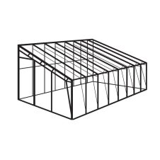 Теплица приставная СКАТНАЯ 3х4м (каркас)