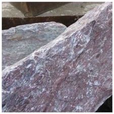 Бут (валун) мраморный бордовый, фр.50-500 мм