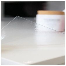 Клеенка силиконовая прозрачная рифленая 0,6 м Dekorelle