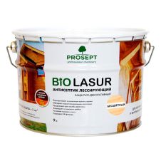 Антисептик лессирующий PROSEPT BiO LASUR Бесцветный, 9 л