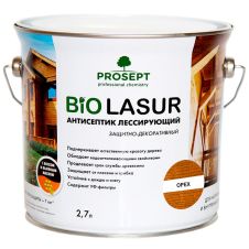 Антисептик лессирующий PROSEPT BiO LASUR Орех, 2,7 л