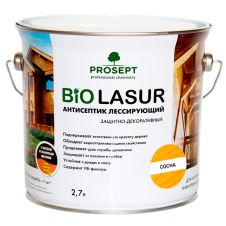 Антисептик лессирующий PROSEPT BiO LASUR Сосна, 2,7 л