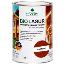 Антисептик лессирующий PROSEPT BiO LASUR Махагон, 0,9 л