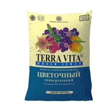 Грунт цветочный Живая земля 5 л, TERRA VITA