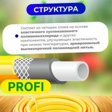 Шланг поливочный армированный 4-х слойный 3/4 25 м STARTUL GARDEN PROFI