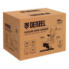 Бензиновая снегоуборочная машина Denzel SB 560 LP, 212cc, электростартер, фара
