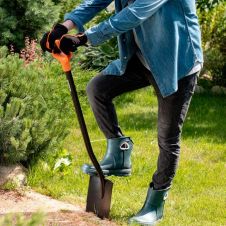 Лопата с закругленным лезвием Plantic Terra