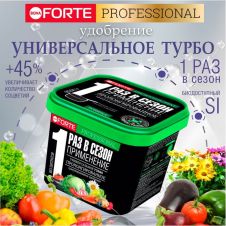 Удобрение гранулированное TURBO Универсальное с кремнием, 1 л Bona Forte