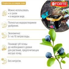 Удобрение водорастворимое Для голубики, рододендронов 1 л Bona Forte