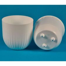 Горшок с вкладкой Альфа Белый 4 л