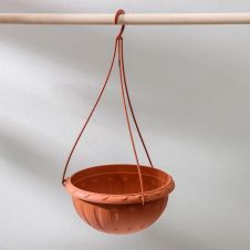 Горшок кашпо Джулия 3,5 л, коричневый