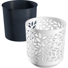 Кашпо Leaves 2,5 л Белый/Антрацит La Decoro