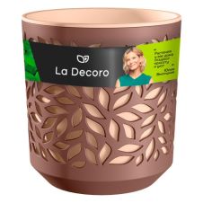 Кашпо Leaves 2,5 л Мокко/Пудра La Decoro