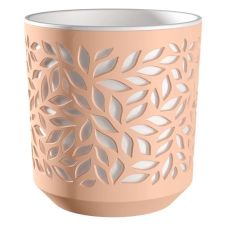 Кашпо Leaves 2,5 л Пудровый/Белый La Decoro