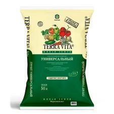 Грунт универсальный Живая земля 50 л, TERRA VITA