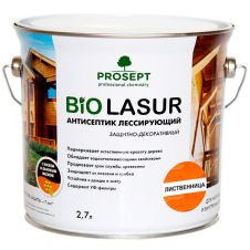 Антисептик лессирующий PROSEPT BiO LASUR Лиственница, 2,7 л