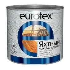 Лак яхтный полуматовый 0,75 л EUROTEX