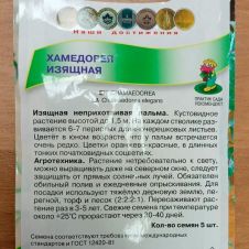 Хамедорея Изящная 5 шт Поиск