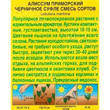 Алиссум Черничное суфле смесь окрасок, 0,1 г АЭЛИТА