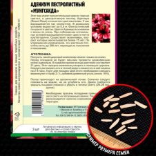 Адениум Пестролистный Desert Rose Мунгсагда 3 шт Редкие семена