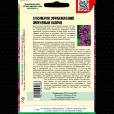 Плюмерия (франжипани) Сиреневый Каприз 3 шт Редкие семена
