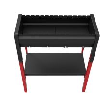 Мангал Партикс 730 с подставкой и полкой Grillver