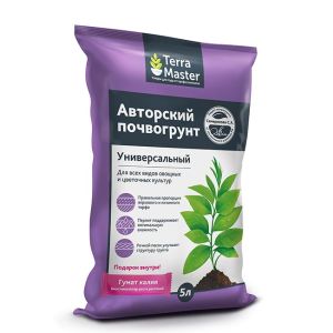 Авторский почвогрунт универсальный, 5 л Terra Master