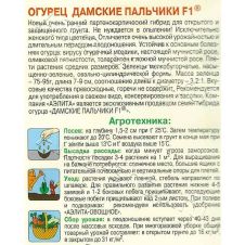 Огурец Дамские пальчики F1 Аэлита