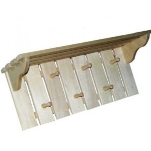 Вешалка с полкой для шапок  6 крючков