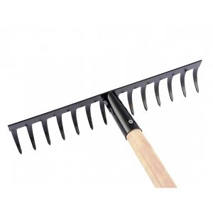 Грабли 14-зубые, 360мм, с черенком прямые СИБРТЕХ