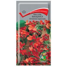 Фасоль вьющаяся Огненно-красная 5 шт