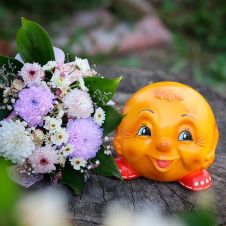 Садовая фигура Колобок 15 см ТСМ