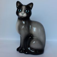 Садовая фигура Кот серый 27,5 см ТСМ