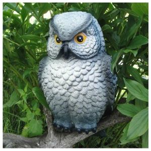 Садовая фигура Сова серая