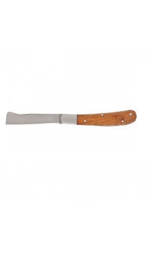 Нож садовый, 173 мм, складной, копулировочный, деревянная рукоятка (PALISAD)