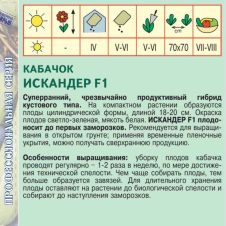 Кабачок Искандер F1, 5 шт Агрос