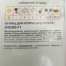 Огурец Отело F1 Агрос