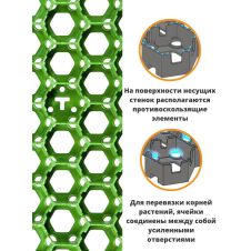 Газонная решетка HEXARM черная