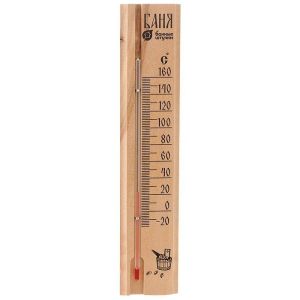 Термометр для бани и сауны Баня 27х6,5х1,5см