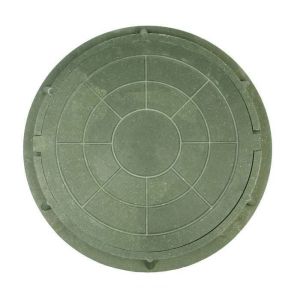 Люк полимерный тип ЛМ до 1,5т зеленый