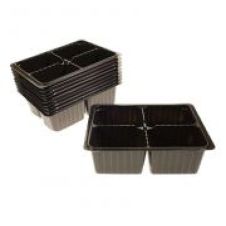Кассета для рассады 4 ячейки, 16,8х12,3см
