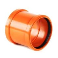 Муфта двухраструбная d-160 мм, Политэк