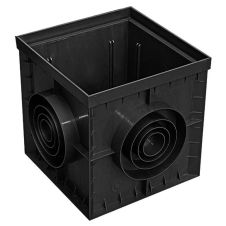 Дождеприемник PolyMax Basic 300х300 мм пластиковый черный