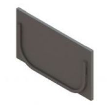 Заглушка торцевая Spark для лотка водоотводного пластикового на торец с замками